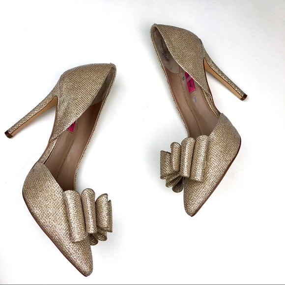 Betsey Johnson Shoes - BETSY JOHNSON Parisss Gold Heel